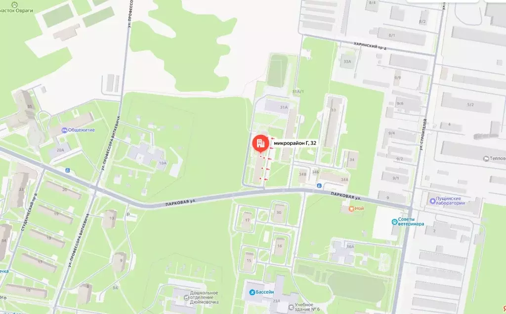 Свободной планировки кв. Московская область, Пущино Серпухов городской ... - Фото 2