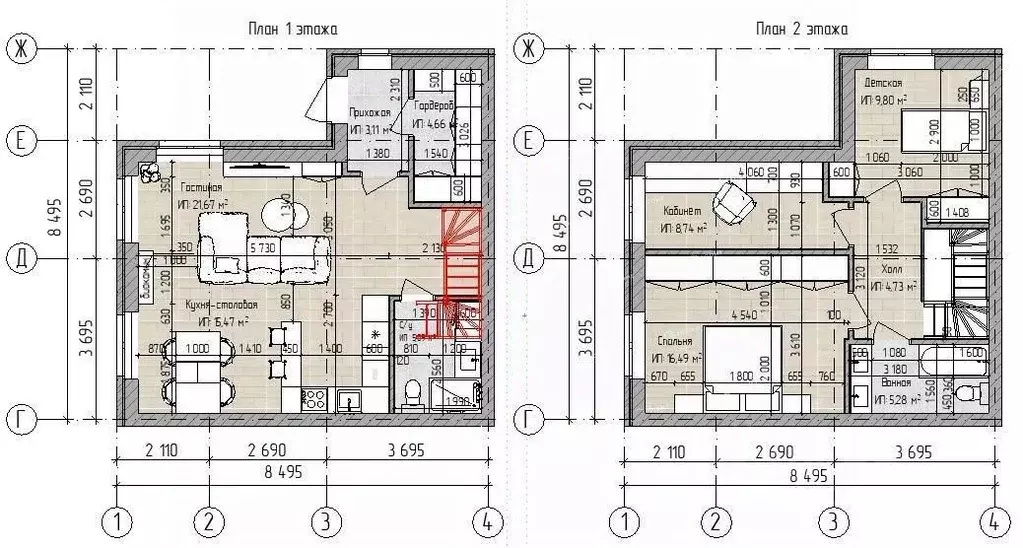 Дом в Тульская область, Тула городской округ, д. Хопилово, Восточный ... - Фото 2