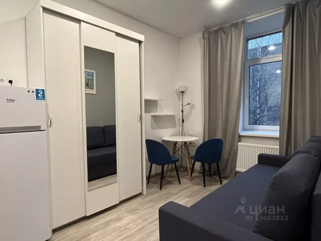 Студия Санкт-Петербург Боровая ул., 34/24 (22.5 м) - Фото 0