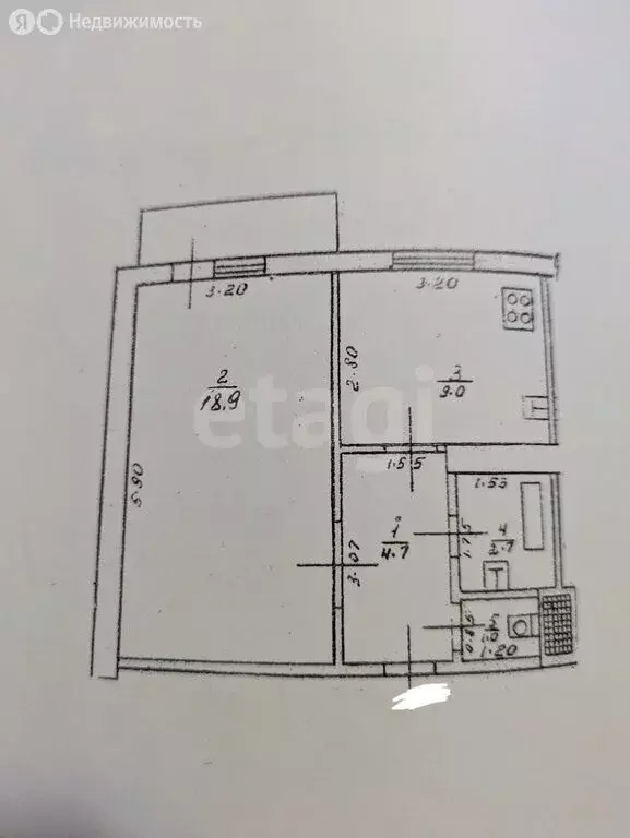 1-комнатная квартира: Липецк, улица Суворова, 9 (36.2 м) - Фото 1