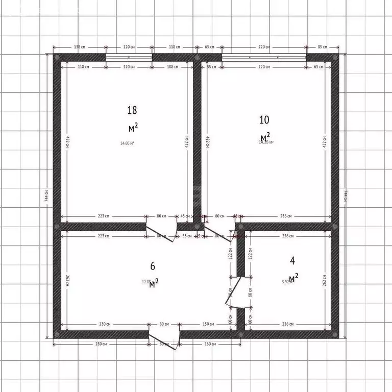 1-комнатная квартира: Краснодар, Ангарская улица, 1/2 (37.2 м) - Фото 0