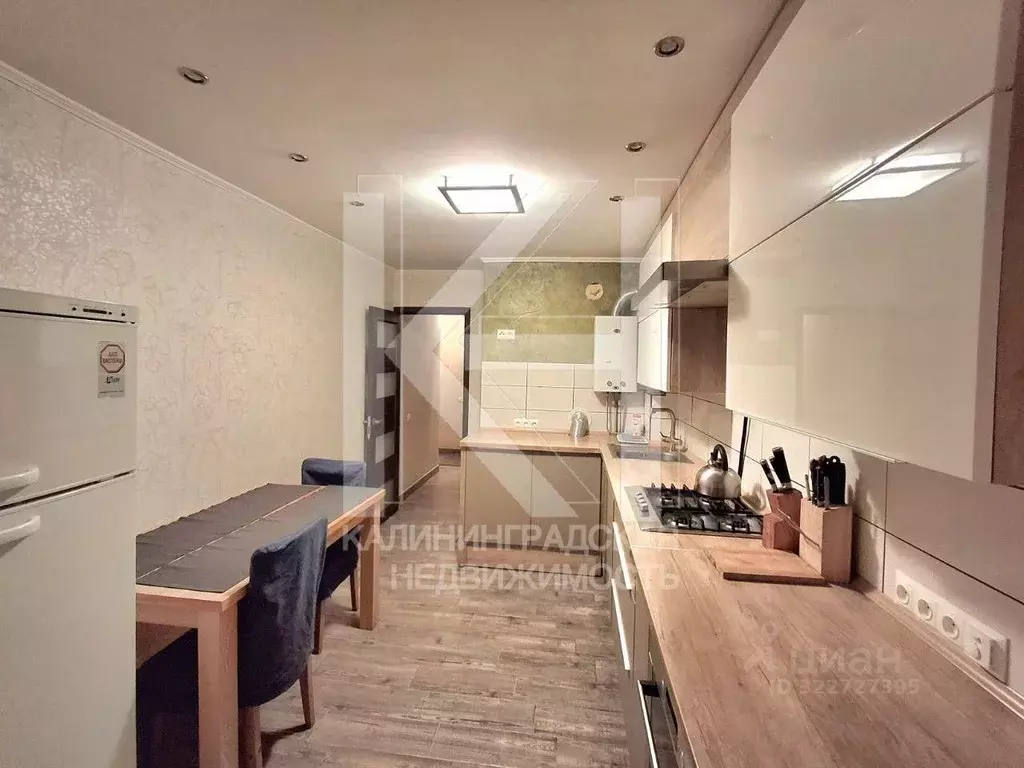 1-к кв. Калининградская область, Калининград Воздушная ул., 64Б (40.0 ... - Фото 1