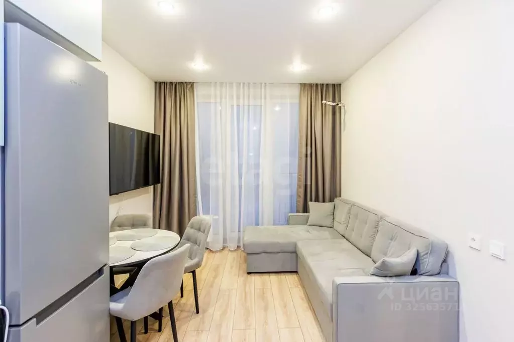 1-к кв. Тюменская область, Тюмень ул. Андрея Кореневского, 11 (32.8 м) - Фото 1