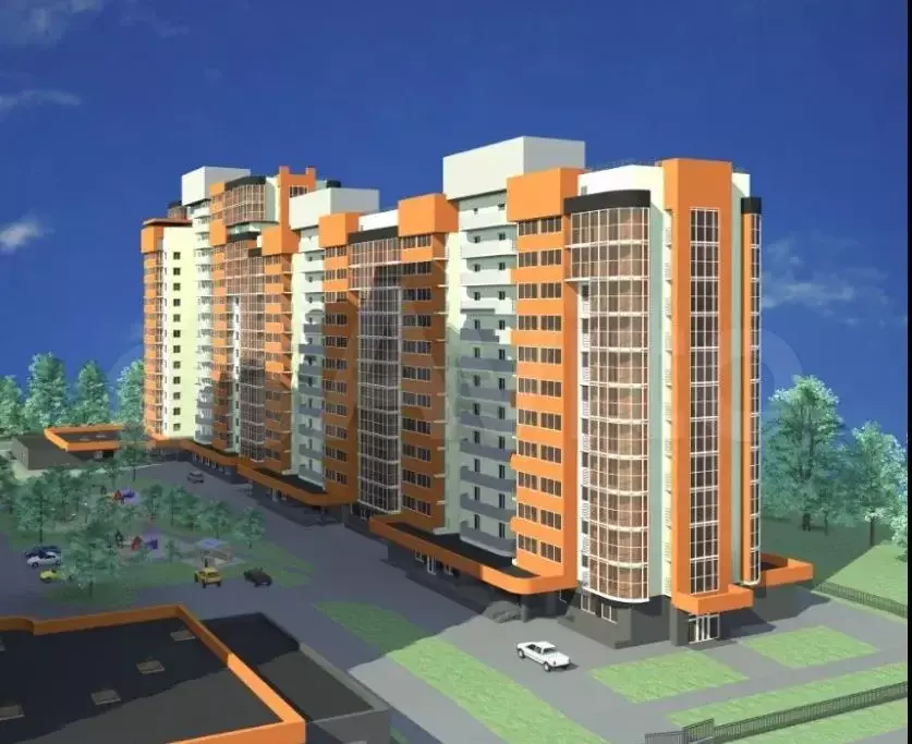 1-к. квартира, 43,5 м, 4/12 эт. - Фото 0