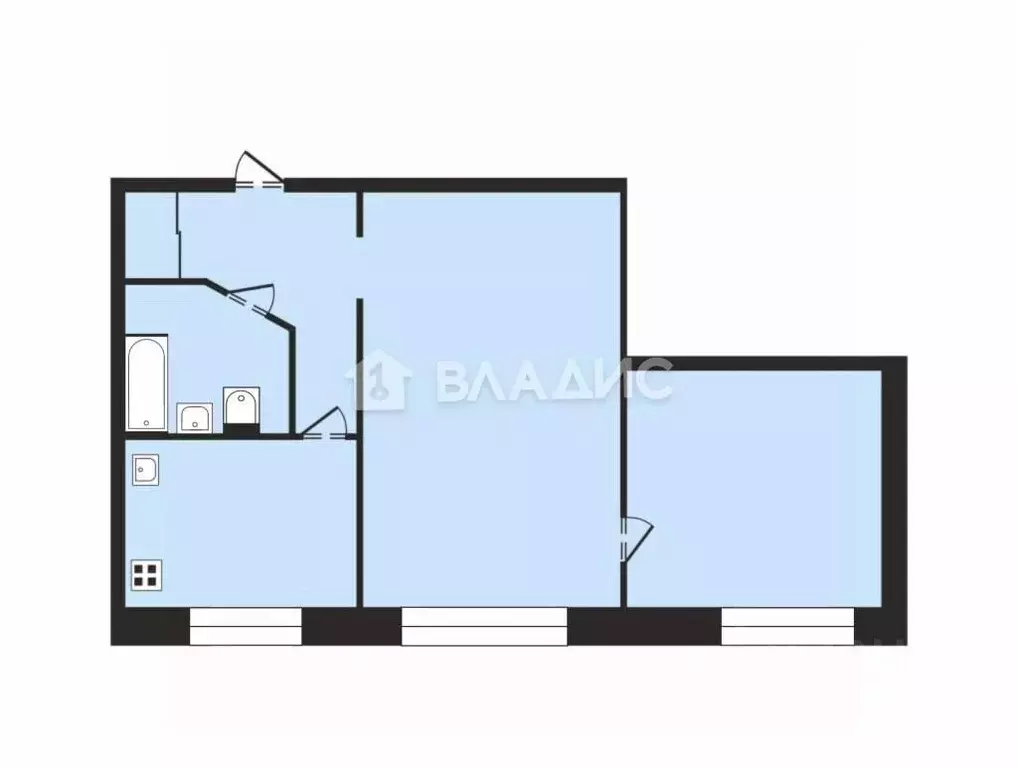 2-к кв. Владимирская область, Ковров Московская ул., 5 (37.2 м) - Фото 1