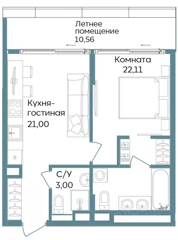 2-к кв. Крым, Саки ул. Морская (56.67 м) - Фото 0