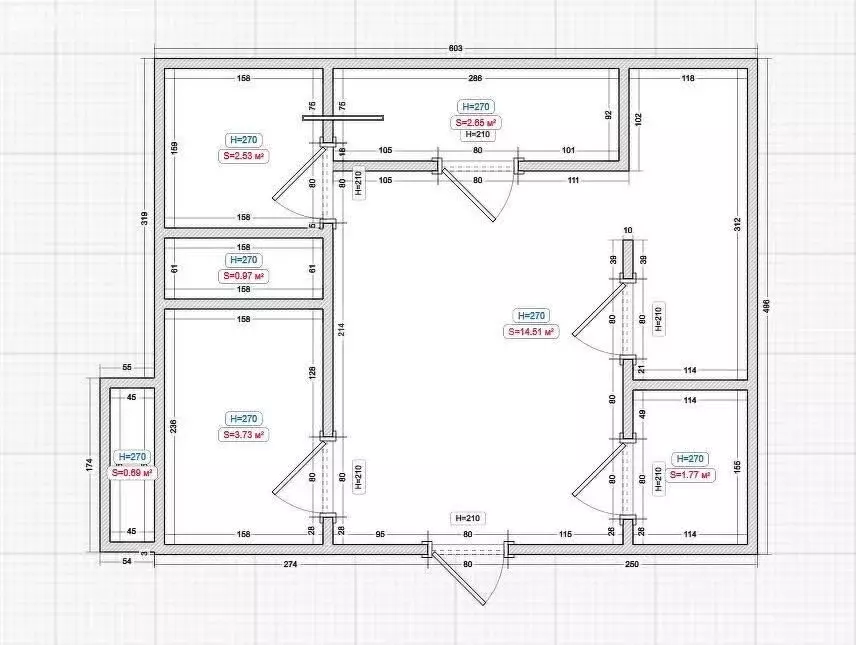 4-комнатная квартира: Назрань, Московская улица, 28 (122.1 м) - Фото 1