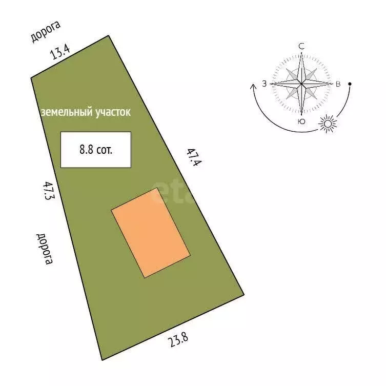 Дом в Калининградская область, Гурьевский муниципальный округ, СНТ ... - Фото 1