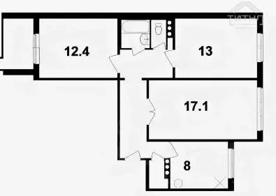 Комната Алтайский край, Барнаул Балтийская ул., 39 (17.1 м) - Фото 2
