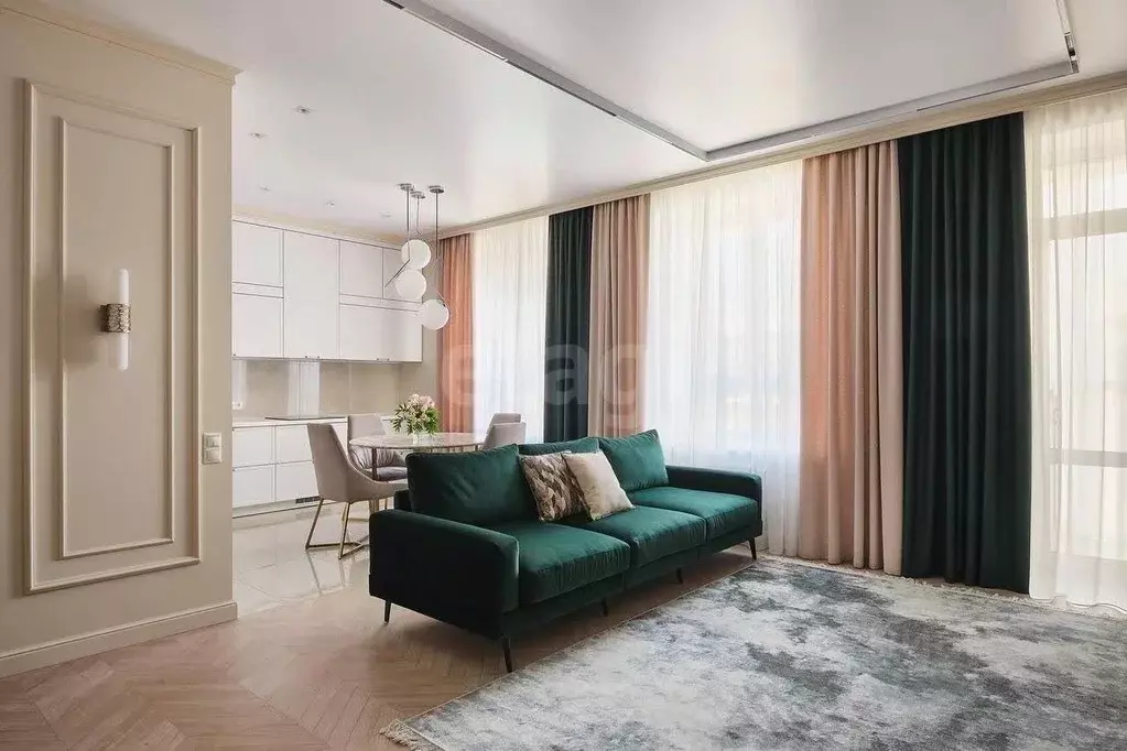 3-к кв. Тюменская область, Тюмень ул. Тимофея Кармацкого, 7к2 (119.74 ... - Фото 1