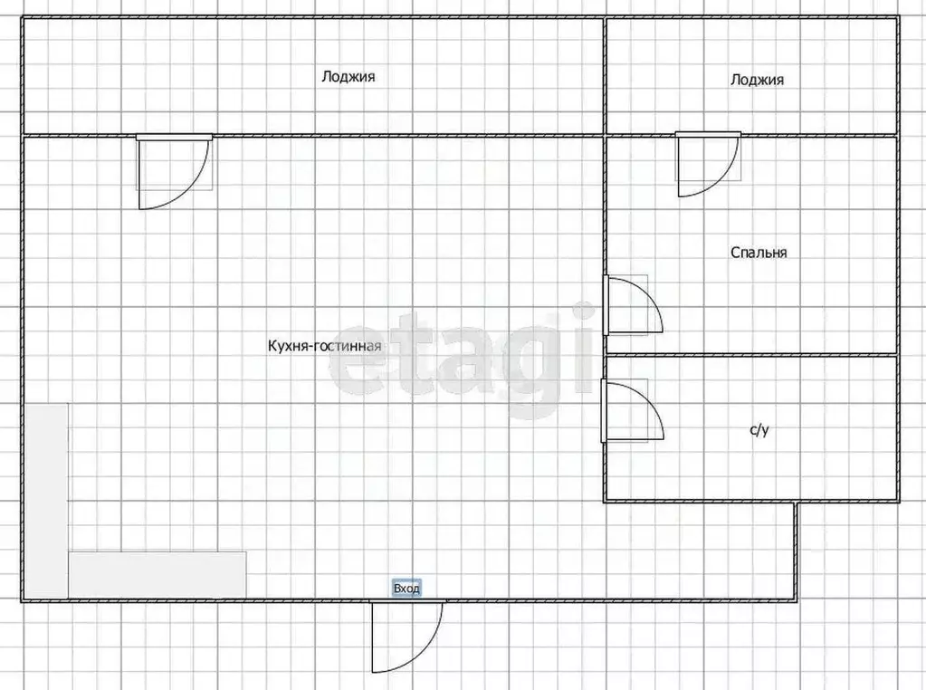2-к кв. Краснодарский край, Анапа ул. Ленина, 9 (68.0 м) - Фото 2