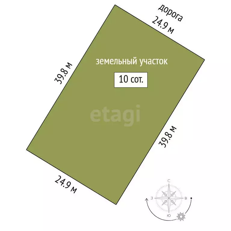 Участок в Тюменский муниципальный округ, деревня Якуши, Звёздная улица ... - Фото 1