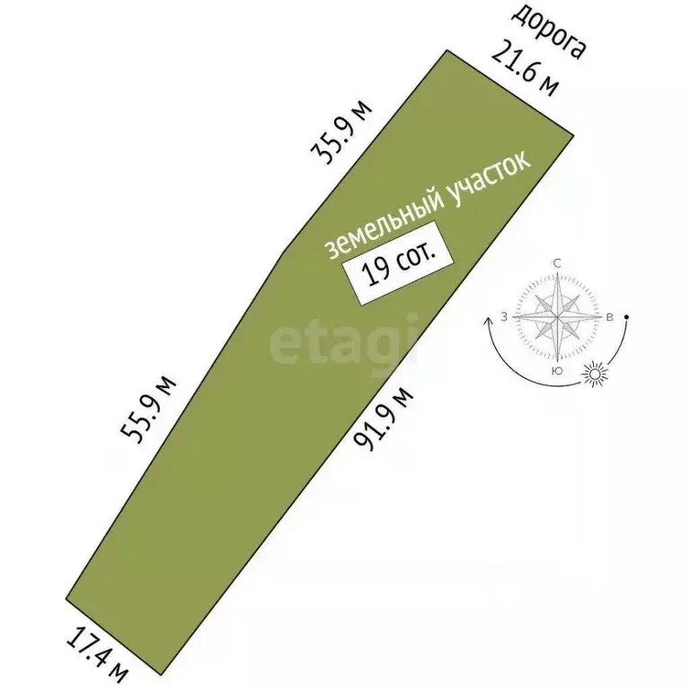 Участок в Ростовская область, Аксайский район, Старочеркасская ст-ца ... - Фото 2