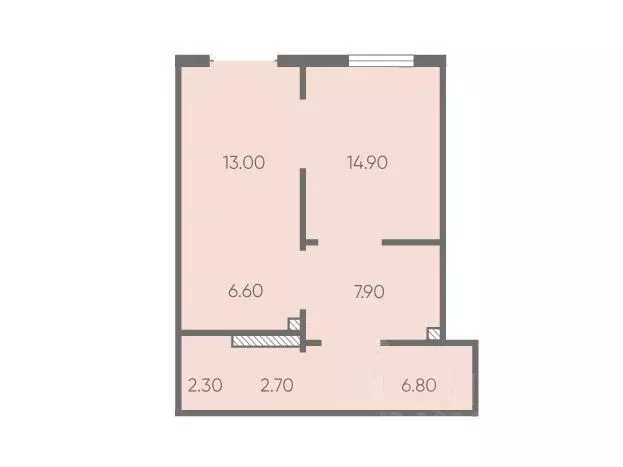 Помещение свободного назначения в Санкт-Петербург Пейзажный квартал ... - Фото 1