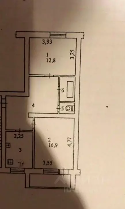 2-к кв. Калужская область, Калуга Промышленная ул., 4 (58.0 м) - Фото 2
