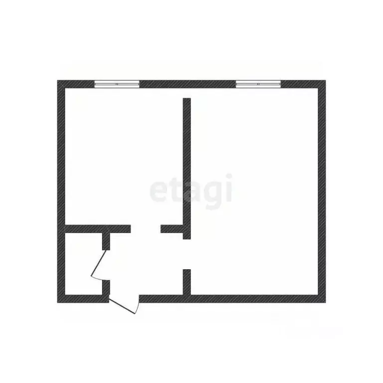 1-к кв. Бурятия, Улан-Удэ Загорск мкр, ул. Герцена, 7 (30.9 м) - Фото 1