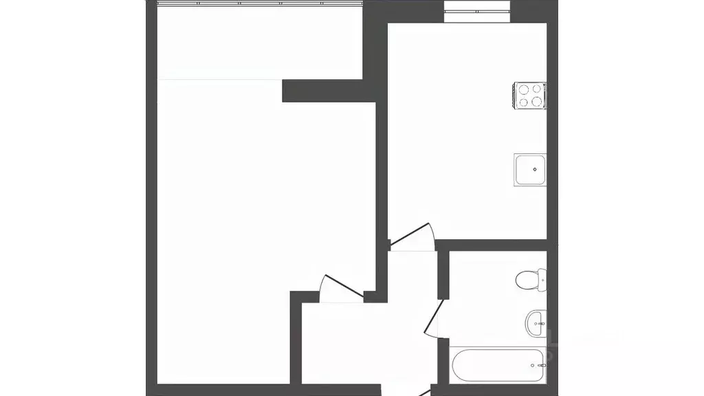 1-к кв. Тюменская область, Тюмень ул. Щорса, 2 (36.0 м) - Фото 0