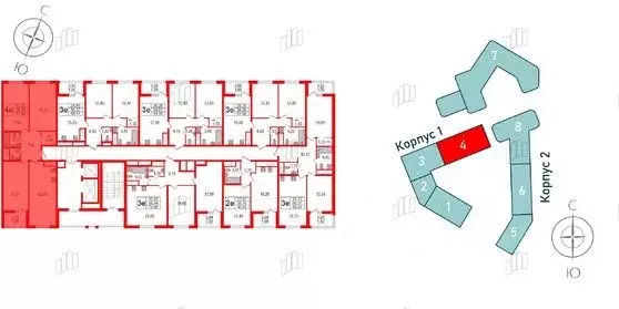 3-к кв. Санкт-Петербург просп. Энергетиков, 2к1 (91.14 м) - Фото 1