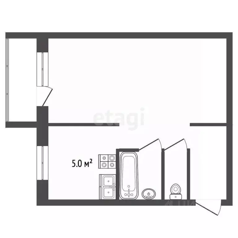 1-к кв. Московская область, Раменское ул. Серова, 13А/6 (29.9 м) - Фото 1