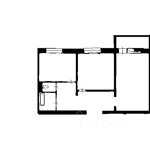 2-к кв. Новосибирская область, Новосибирск ул. Сибиряков-Гвардейцев, ... - Фото 2