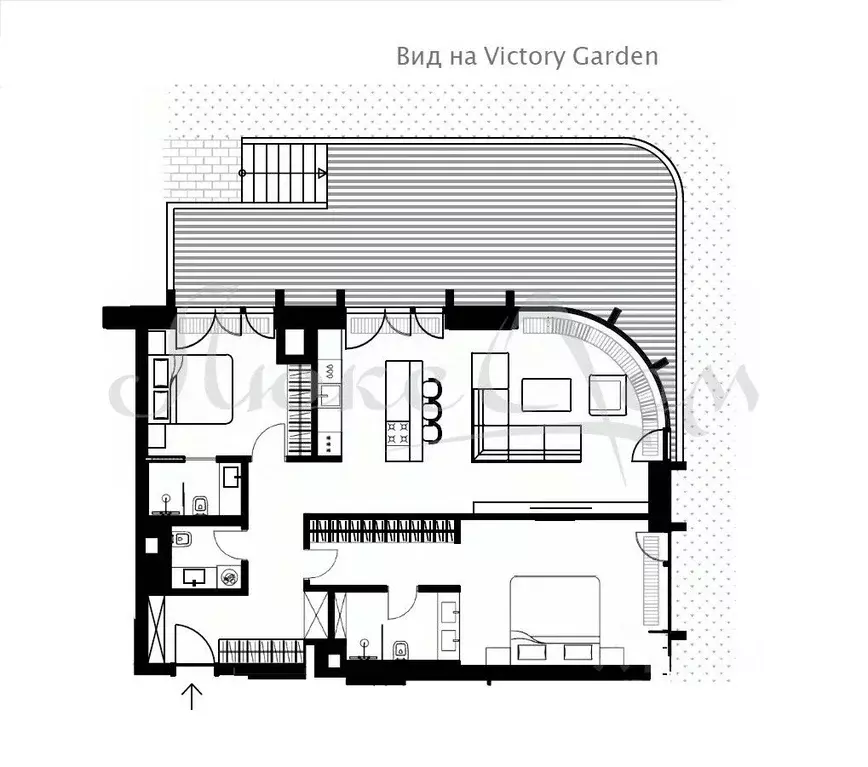 3-к кв. Москва ул. Братьев Фонченко, 1к7 (119.1 м) - Фото 2