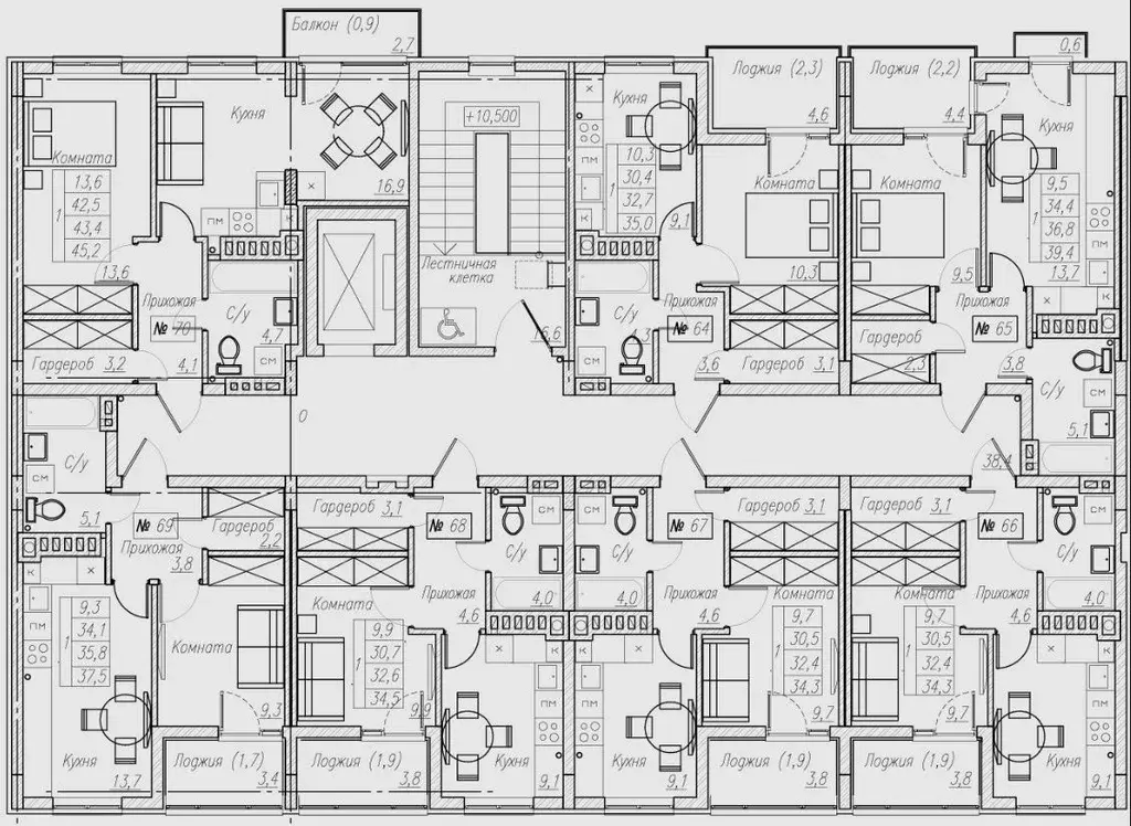 1-к кв. Калининградская область, Пионерский  (35.8 м) - Фото 2