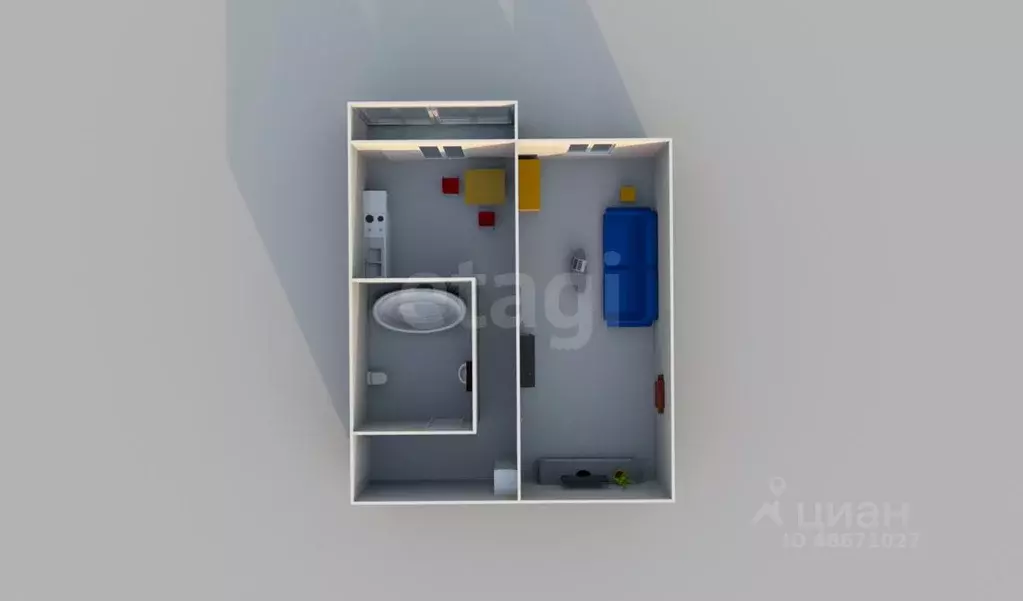 1-к кв. Сахалинская область, Анивский городской округ, с. Новотроицкое ... - Фото 2