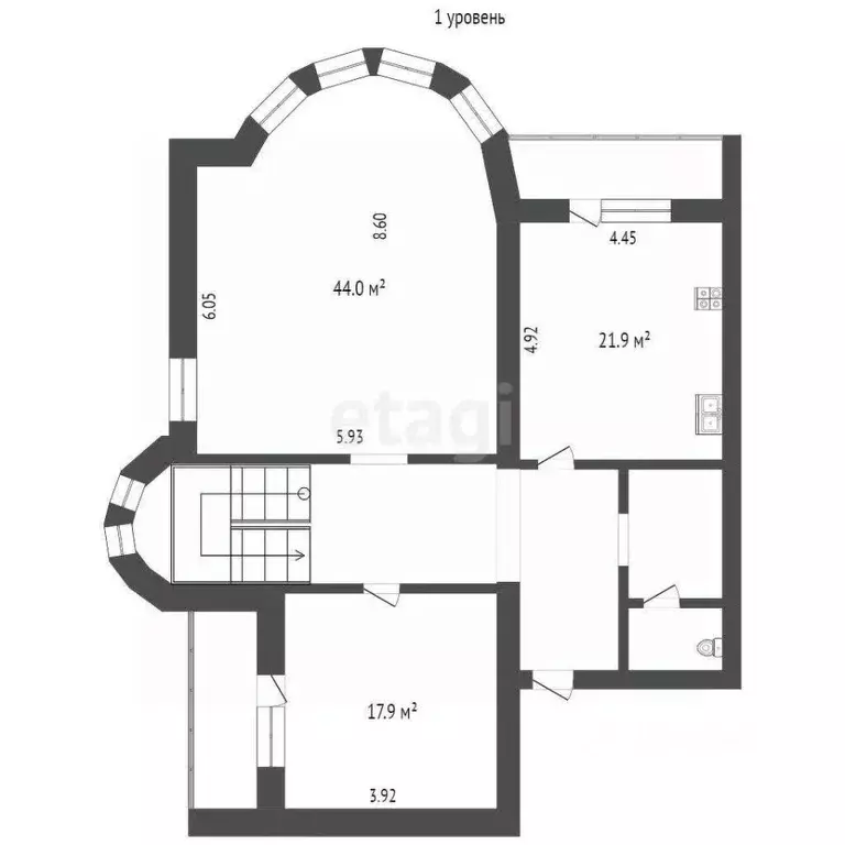 5-к кв. Тюменская область, Тюмень Елецкая ул., 3 (243.0 м) - Фото 1