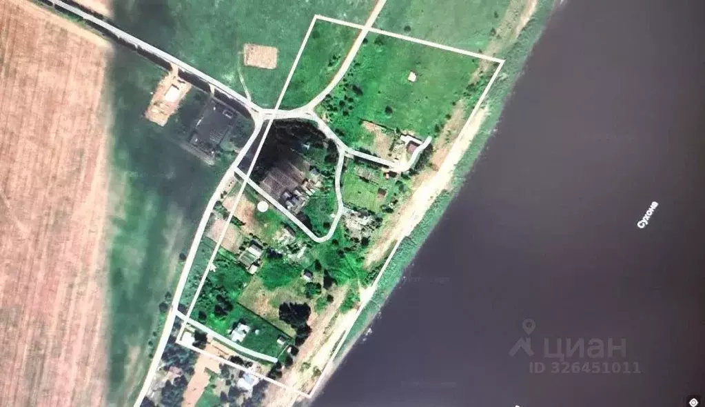 Участок в Вологодская область, Великоустюгский муниципальный округ, д. ... - Фото 1