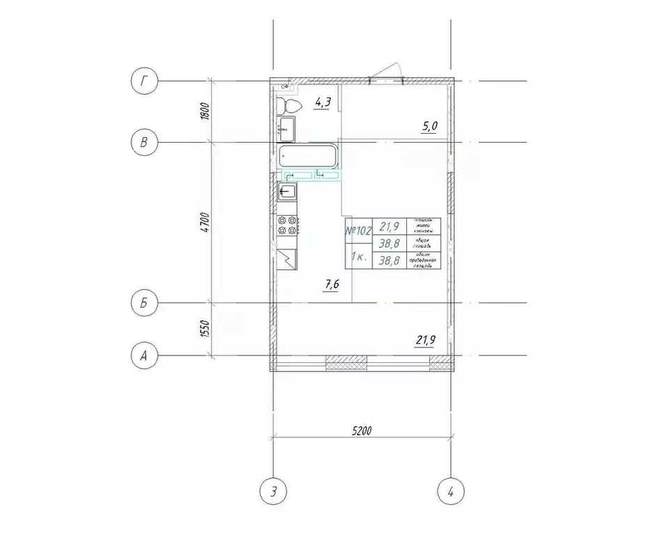 1-к кв. Приморский край, Большой Камень ул. Ленина, 14 (38.8 м) - Фото 1