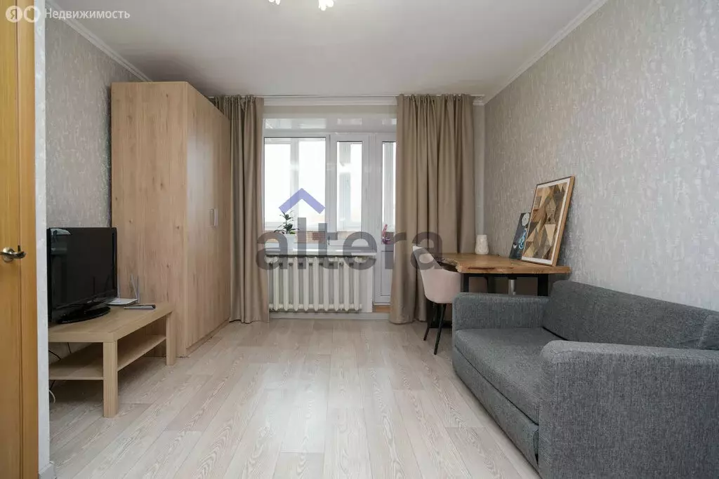 1-комнатная квартира: Казань, улица Вишневского, 55 (37.3 м) - Фото 1
