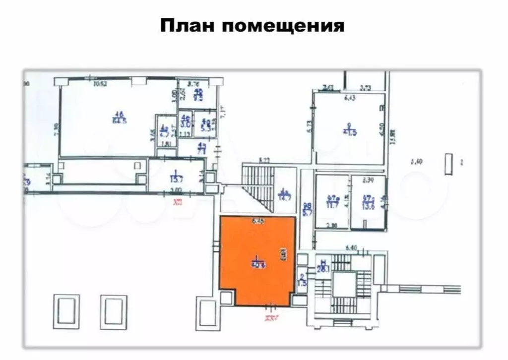 Сдам помещение свободного назначения, 40.6 м - Фото 1