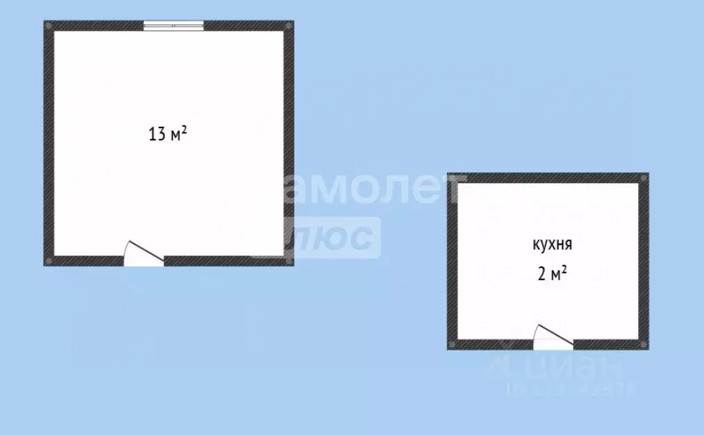 Комната Дагестан, Махачкала ул. Учительская, 13Вк3 (13.5 м) - Фото 2