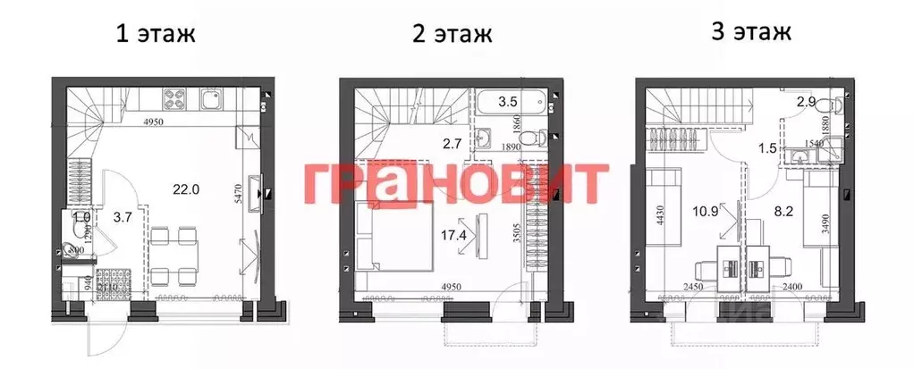 3-к кв. Новосибирская область, Новосибирский район, Мичуринский ... - Фото 1