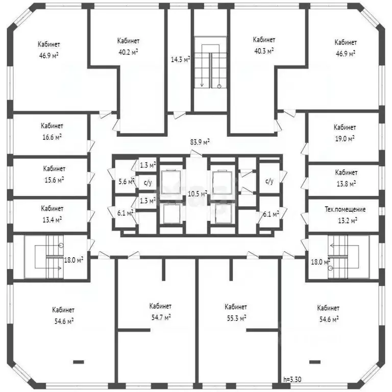 Офис в Ханты-Мансийский АО, Ханты-Мансийск ул. Объездная, 59 (658 м) - Фото 0