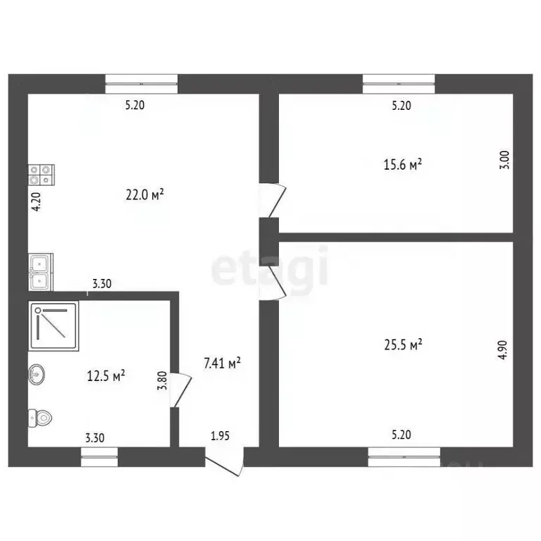 Дом в Тюменская область, Тюменский муниципальный округ, с. Перевалово ... - Фото 2