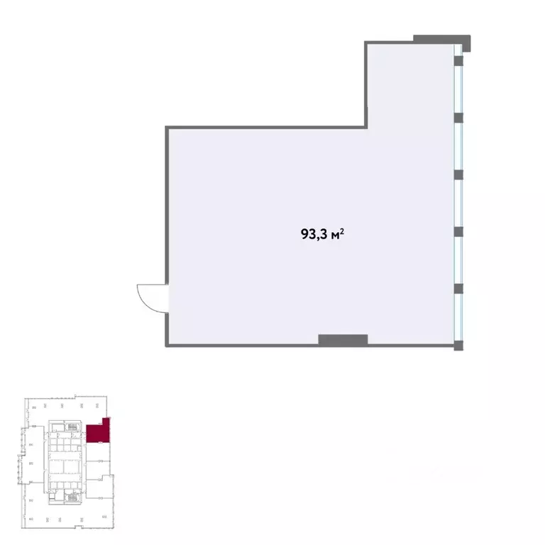 Офис в Москва Кинематографический кв-л,  (93 м) - Фото 2