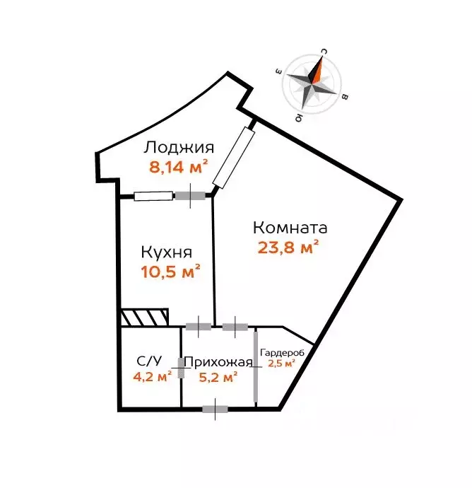 1-к кв. Московская область, Королев Пионерская ул., 19к1 (47.2 м) - Фото 1