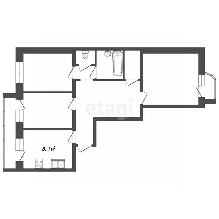 3-к кв. Марий Эл, Йошкар-Ола Ленинский просп., 8 (143.3 м) - Фото 1