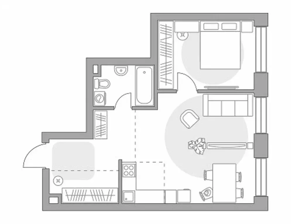 2-комнатная квартира: Москва, Дубининская улица, 27с3 (52.31 м) - Фото 0