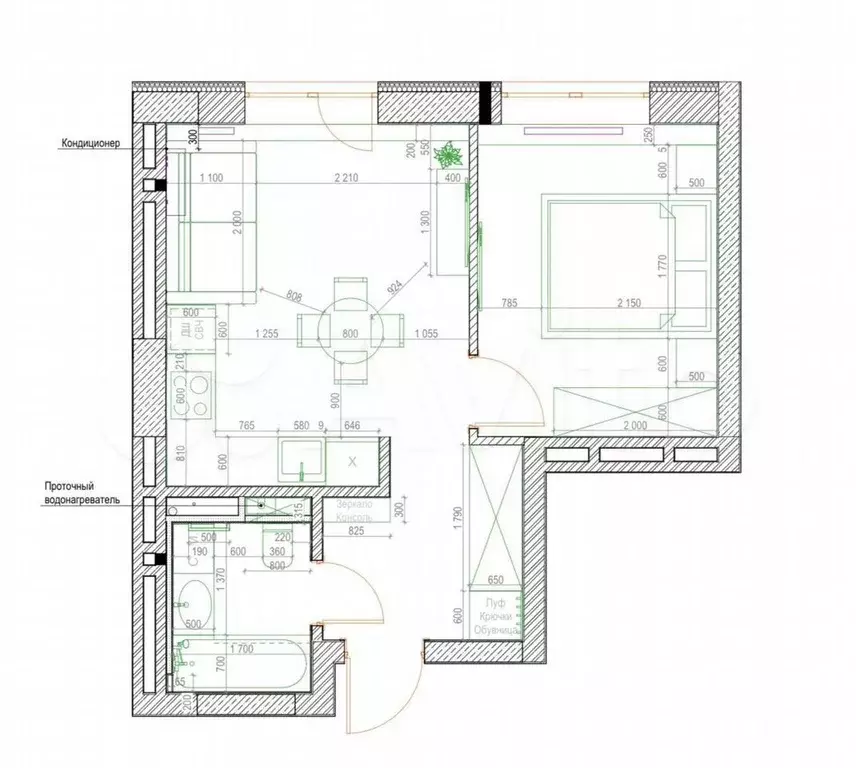 2-к. квартира, 41 м, 11/25 эт. - Фото 0