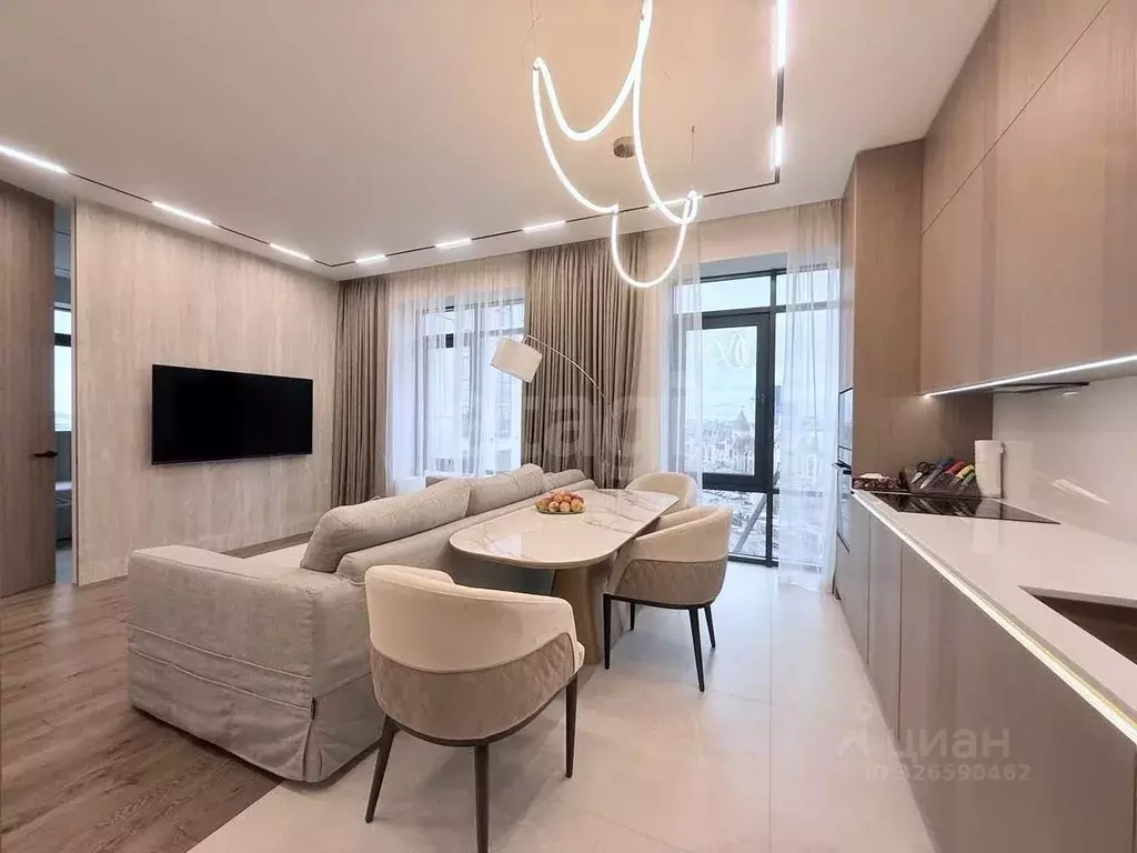 2-к кв. Москва просп. Андропова, 9/1к2 (73.1 м) - Фото 1