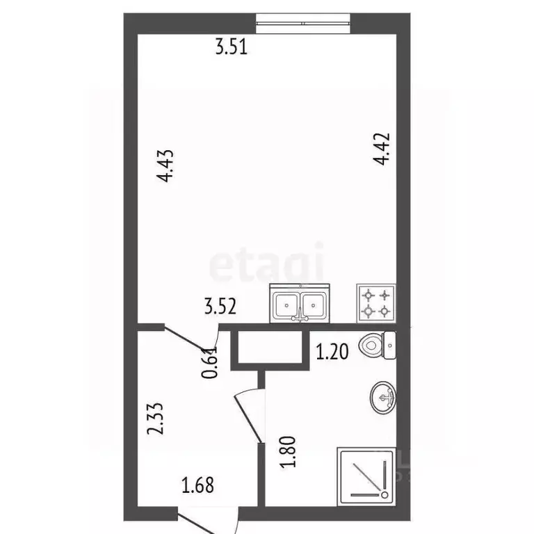 Студия Ленинградская область, Всеволожский район, Заневское городское ... - Фото 2