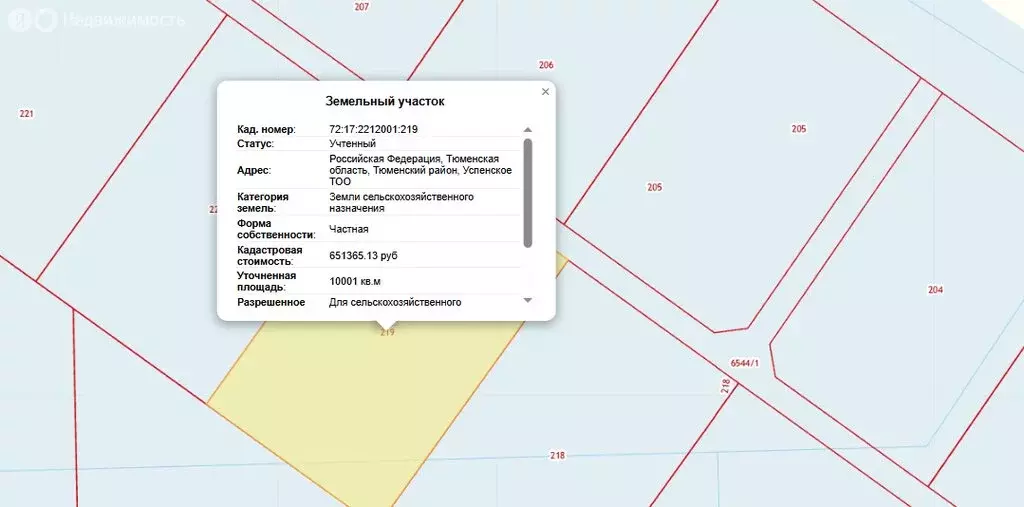 Участок в Тюменский муниципальный округ, село Успенка (100 м) - Фото 1