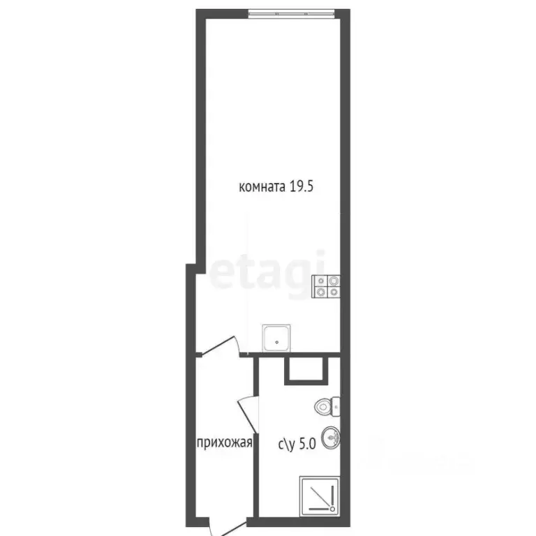 Студия Санкт-Петербург пос. Парголово, ул. Архитектора Белова, 6к3 ... - Фото 2