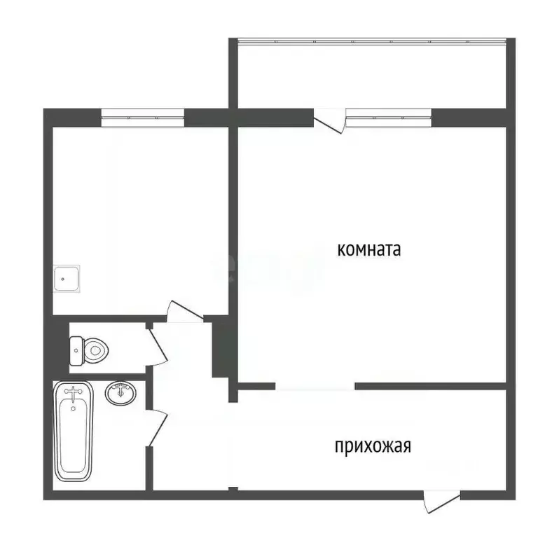 1-к кв. Красноярский край, Красноярск ул. Дмитрия Мартынова, 18 (40.4 ... - Фото 2