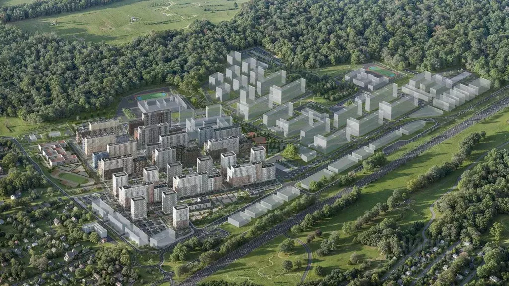 2-к кв. Московская область, Ленинский городской округ, д. Коробово ... - Фото 1