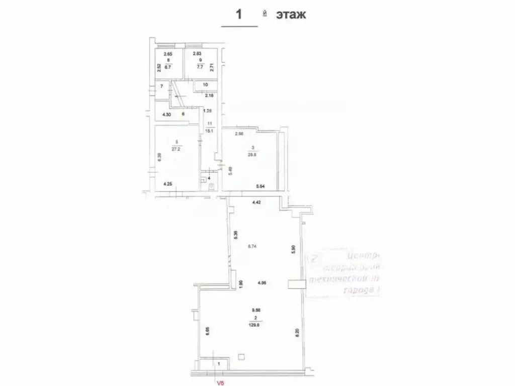 Торговая площадь в Москва ул. Большая Полянка, 30 (236 м) - Фото 2