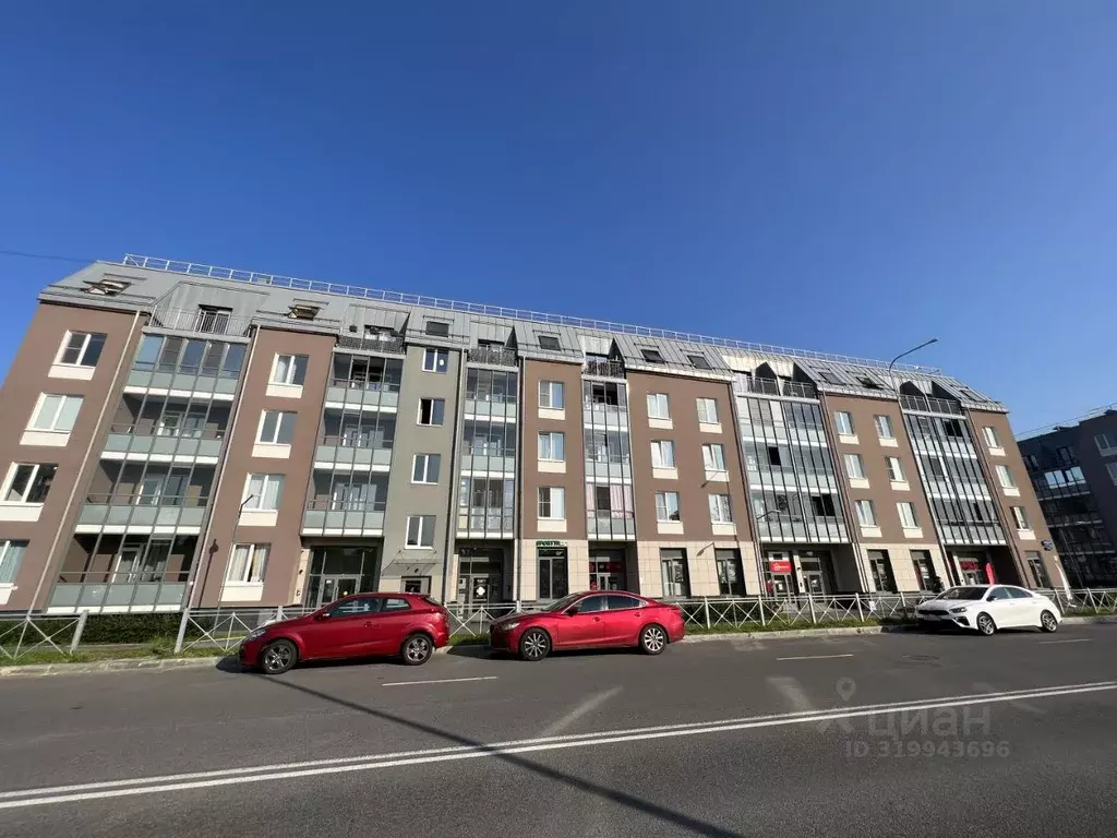 2-к кв. Санкт-Петербург ул. Меридианная, 4 (66.0 м) - Фото 0