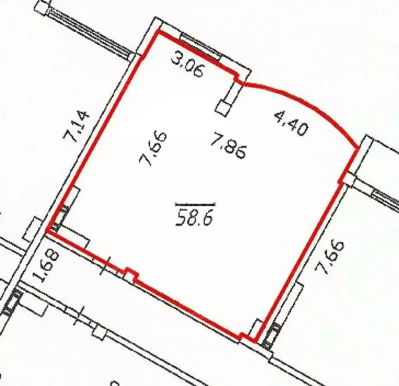 2-комнатная квартира: деревня Грибки, Адмиральская улица, 6с1 (58.6 м) - Фото 1